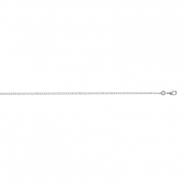 Chaine Argent 70cm maille For&ccedil;at 1,90mm