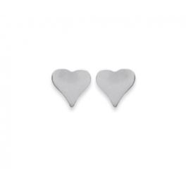 Boucles d'oreilles "C&oelig;urs" en Argent