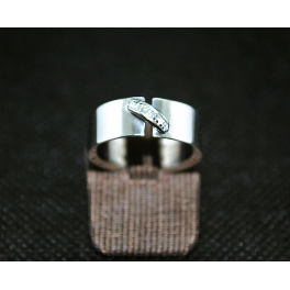 Bague d'occasion CHAUMET "Liens" en Or blanc et Diamants
