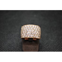 Bague en Or Rose et Diamants