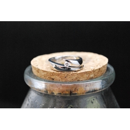Bague Or Blanc et Diamant