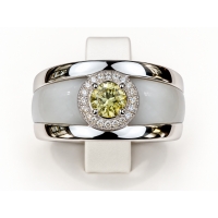 Bague Mauboussin  Tu es mon soleil Or Blanc et Diamants