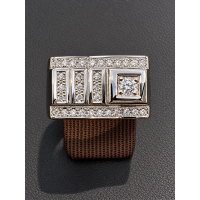Bague "Tank" Or et Diamants