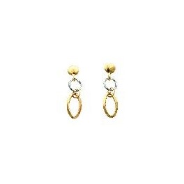Boucles d'oreilles pendantes en OR  