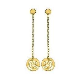 Boucles d'oreilles pendantes en OR  