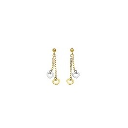Boucles d'oreilles pendantes en OR  