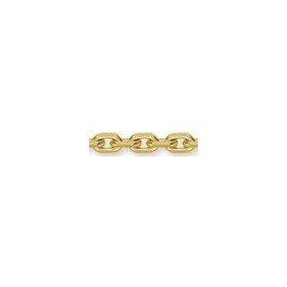 Chaine maille For&ccedil;at Diamant&eacute;e 18 carats 750/1000