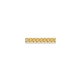 Chaine maille Gourmette Diamant&eacute;e 750/1000 18 carats