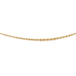 Collier maille CORDE en OR