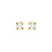 Boucles d'oreilles OR et Oxyde de Zirconium