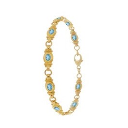Bracelet en OR et PIERRES FINES
