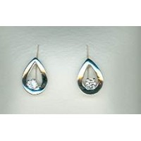 Boucles d'oreilles en OR et OXYDE DE ZIRCONIUM