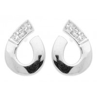 Boucles d'oreilles en OR et OXYDE DE ZIRCONIUM