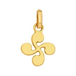Pendentif CROIX BASQUE en OR
