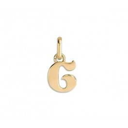 Pendentif INITIALE en OR