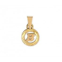Pendentif INITIALE en OR