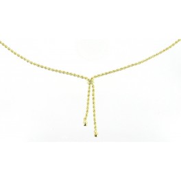 Collier maille CORDE en OR