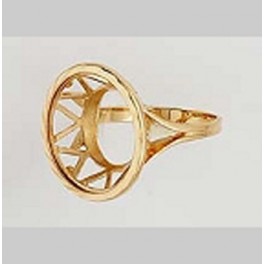bague PORTE PIECE en OR 