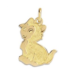 Pendentif CHAT en OR