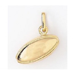 Pendentif BALLON de RUGBY en OR