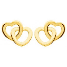 Boucles d'oreilles COEUR en OR  
