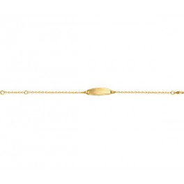 Bracelet &agrave; graver pour b&eacute;b&eacute; en OR