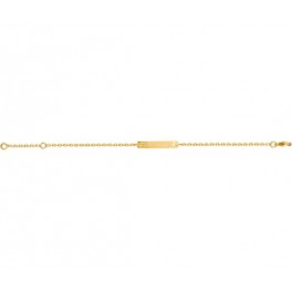 Bracelet &agrave; graver pour b&eacute;b&eacute; en OR