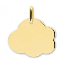 Pendentif PLAQUE &agrave; GRAVER en OR