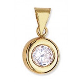 Pendentif en OR et OXYDE DE ZIRCONIUM