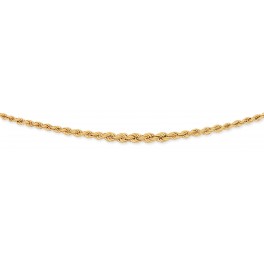Collier maille CORDE en OR