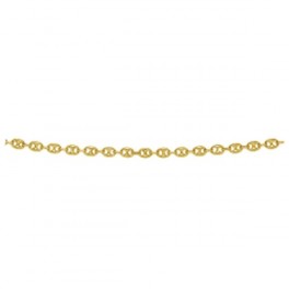 Bracelet en OR maille GRAIN de CAFE