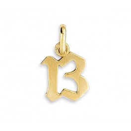 Pendentif chiffre "13" en OR