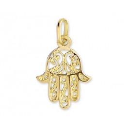 Pendentif MAIN de FATMA en OR