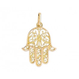 Pendentif MAIN de FATMA en OR