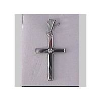 Croix en OR avec Diamant