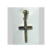 Croix en OR avec Diamant