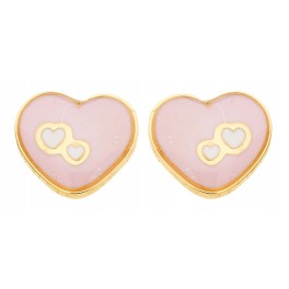 Boucles d'oreilles COEUR en OR
