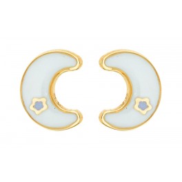 Boucles d'oreilles LUNE en OR