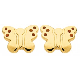 Boucles d'oreilles PAPILLON en OR  