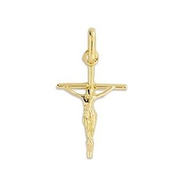 Croix en OR avec Christ