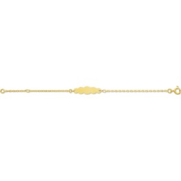 Bracelet &agrave; graver pour B&eacute;b&eacute; en OR