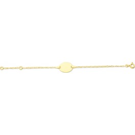 Bracelet &agrave; graver pour B&eacute;b&eacute; en OR