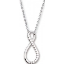 Collier "Infini" en OR et DIAMANTS