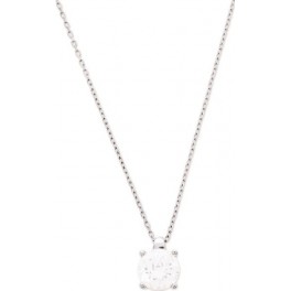 Collier Solitaire en OR avec OXYDE de ZIRCONIUM