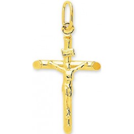 Croix en OR avec Christ