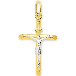 Croix en OR avec Christ