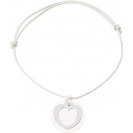 Bracelet cordon avec motif Coeur 