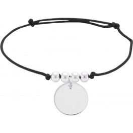 Bracelet Cordon avec breloque en Argent