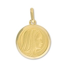 M&eacute;daille vierge en OR