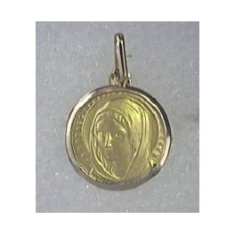 M&eacute;daille vierge en OR